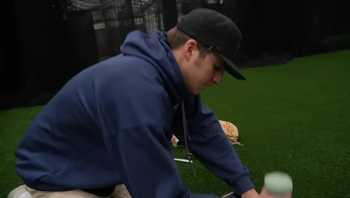 Loosen the web area by rolling it back and forth with the mallet. Don't overdo this, as some stiffness in the web is desirable.