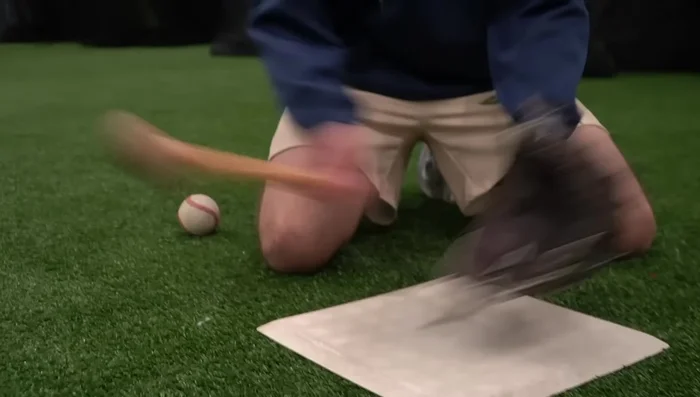 Shape the glove by rolling your fingers to create the desired pocket shape. Experiment to find what works best for your playing style.