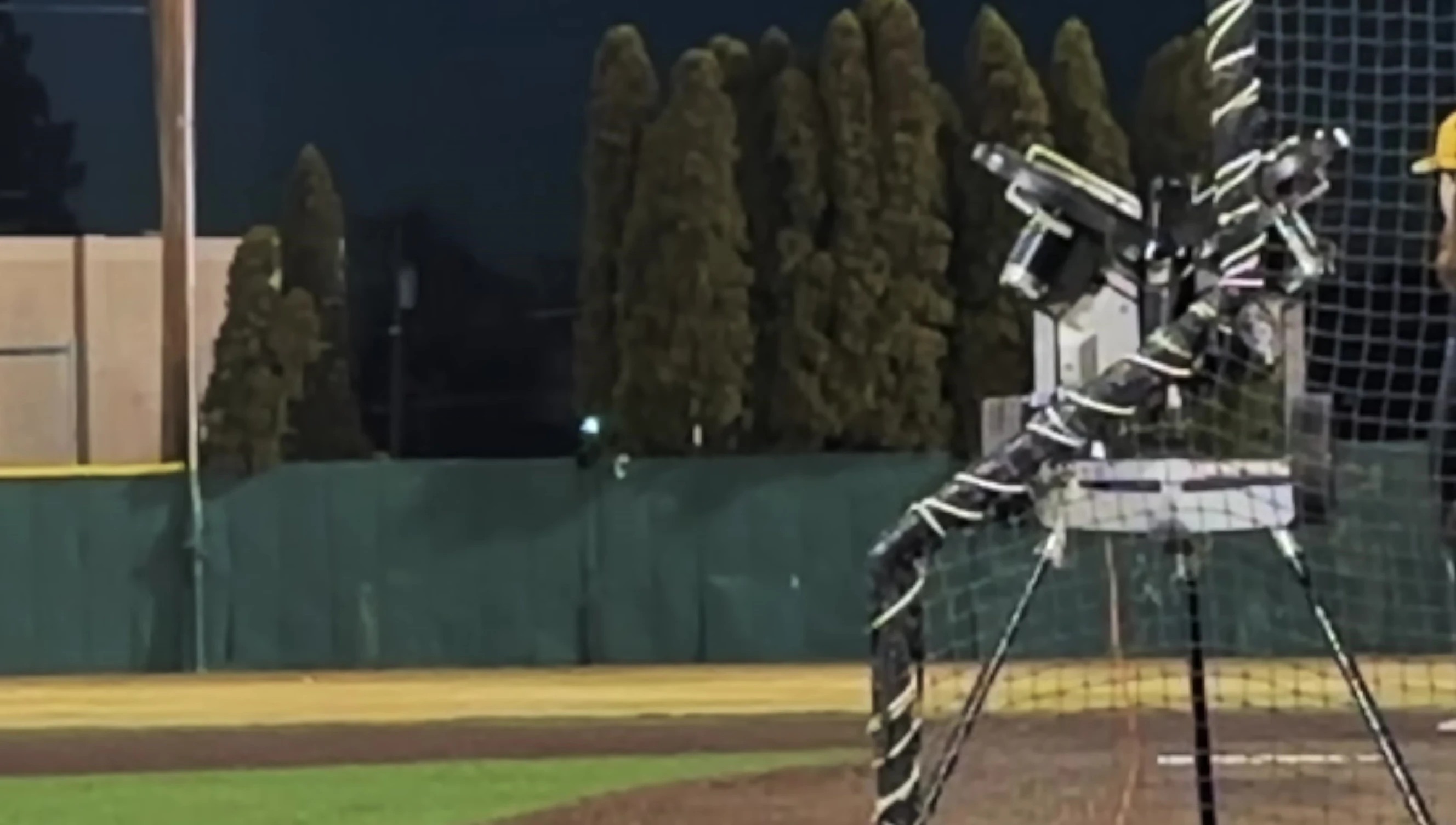 Player hitting a home run with DeMarini Zoa