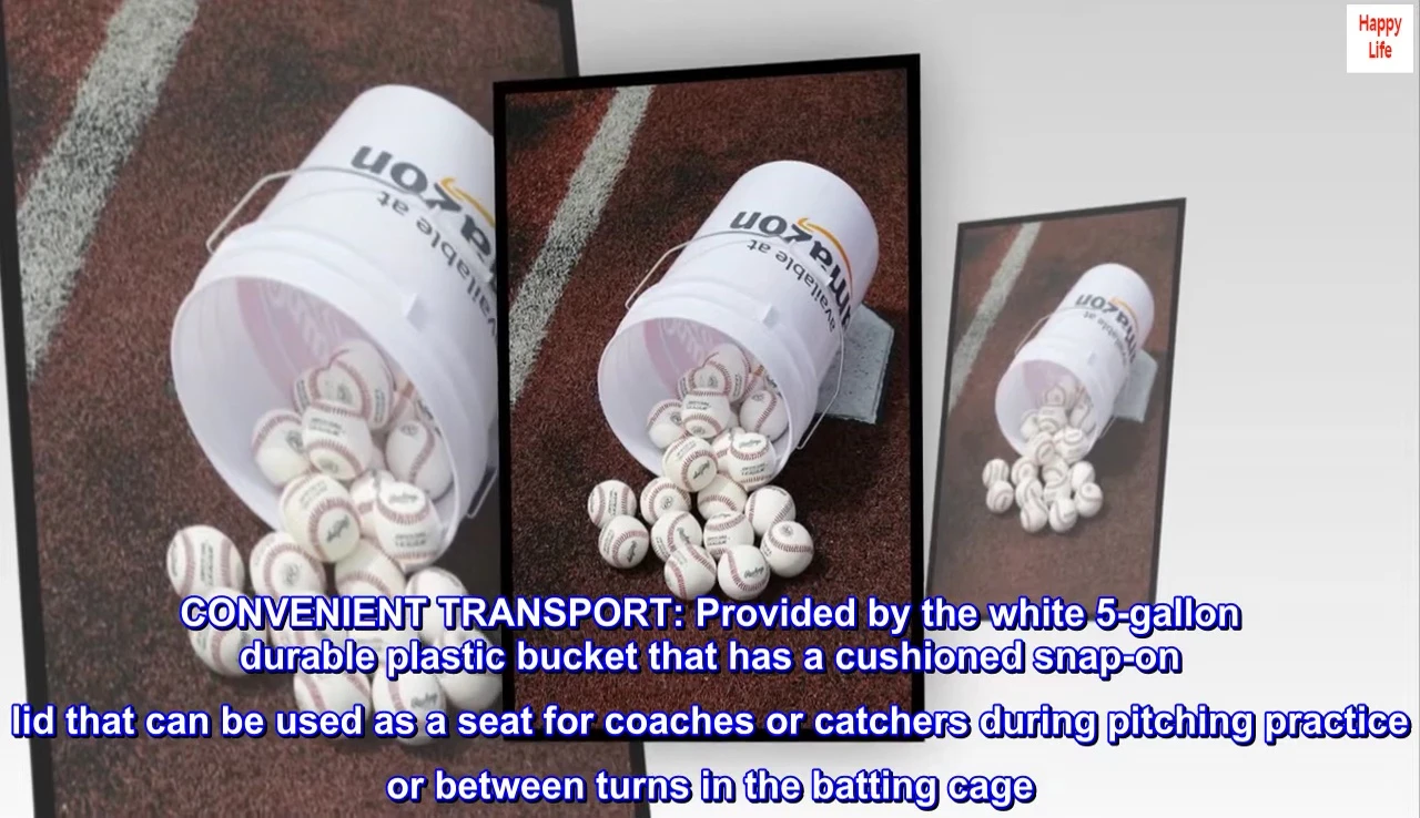 The bucket lid being used as a seat