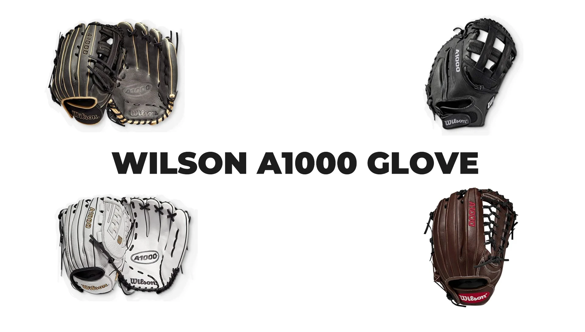 The Wilson A1000 RHT glove, designed for right-handed players.