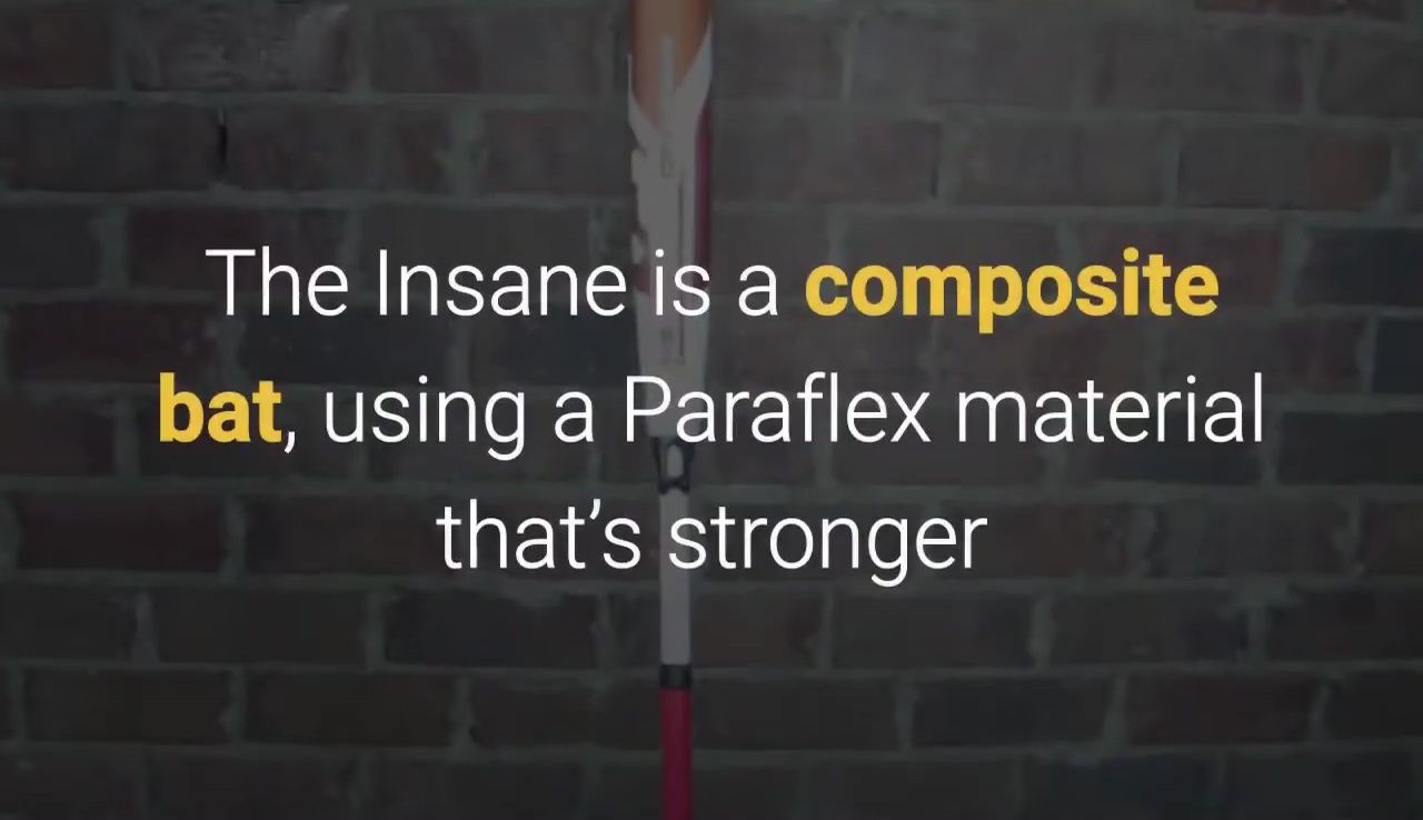 Close-up showcasing the bat's material composition and strength.