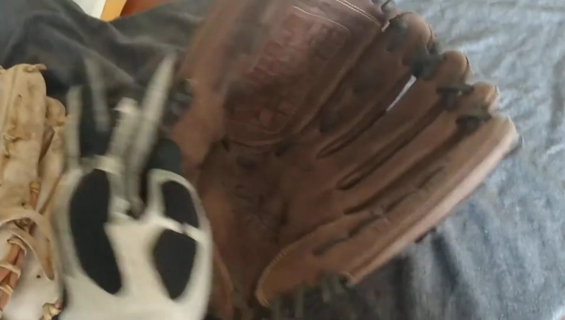 Close-up shot of the new Rawlings Player Preferred 14-inch baseball glove.
