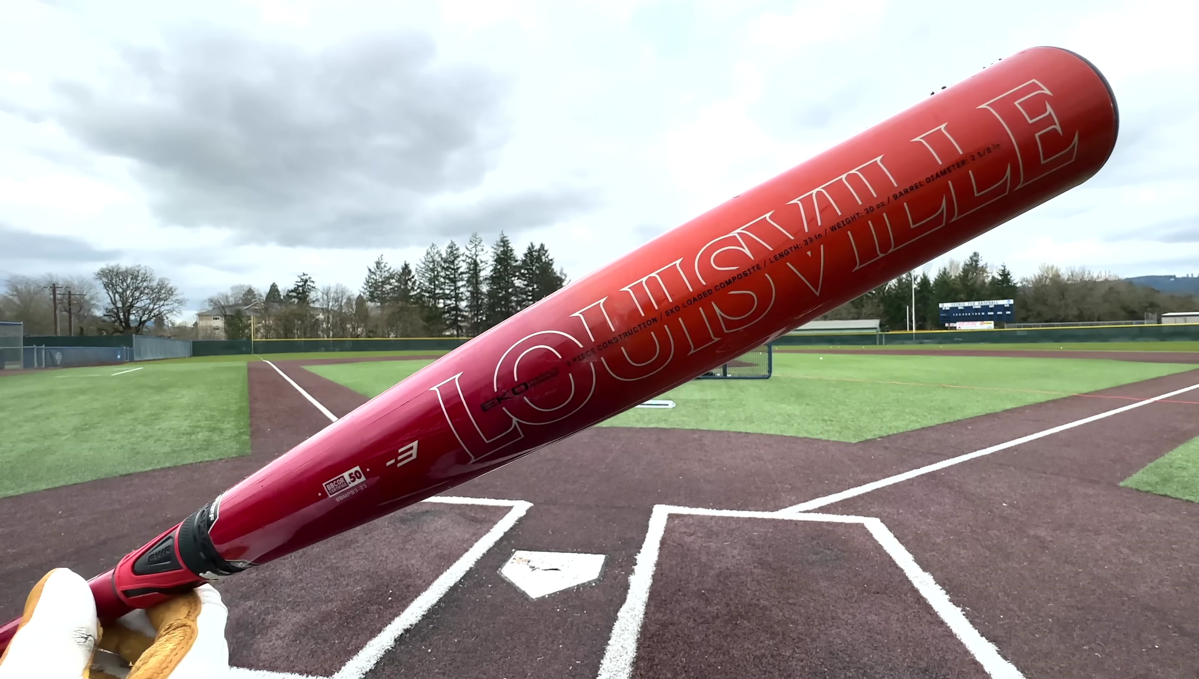 Comparison shot showing both the Meta and Meta PWR bats side-by-side