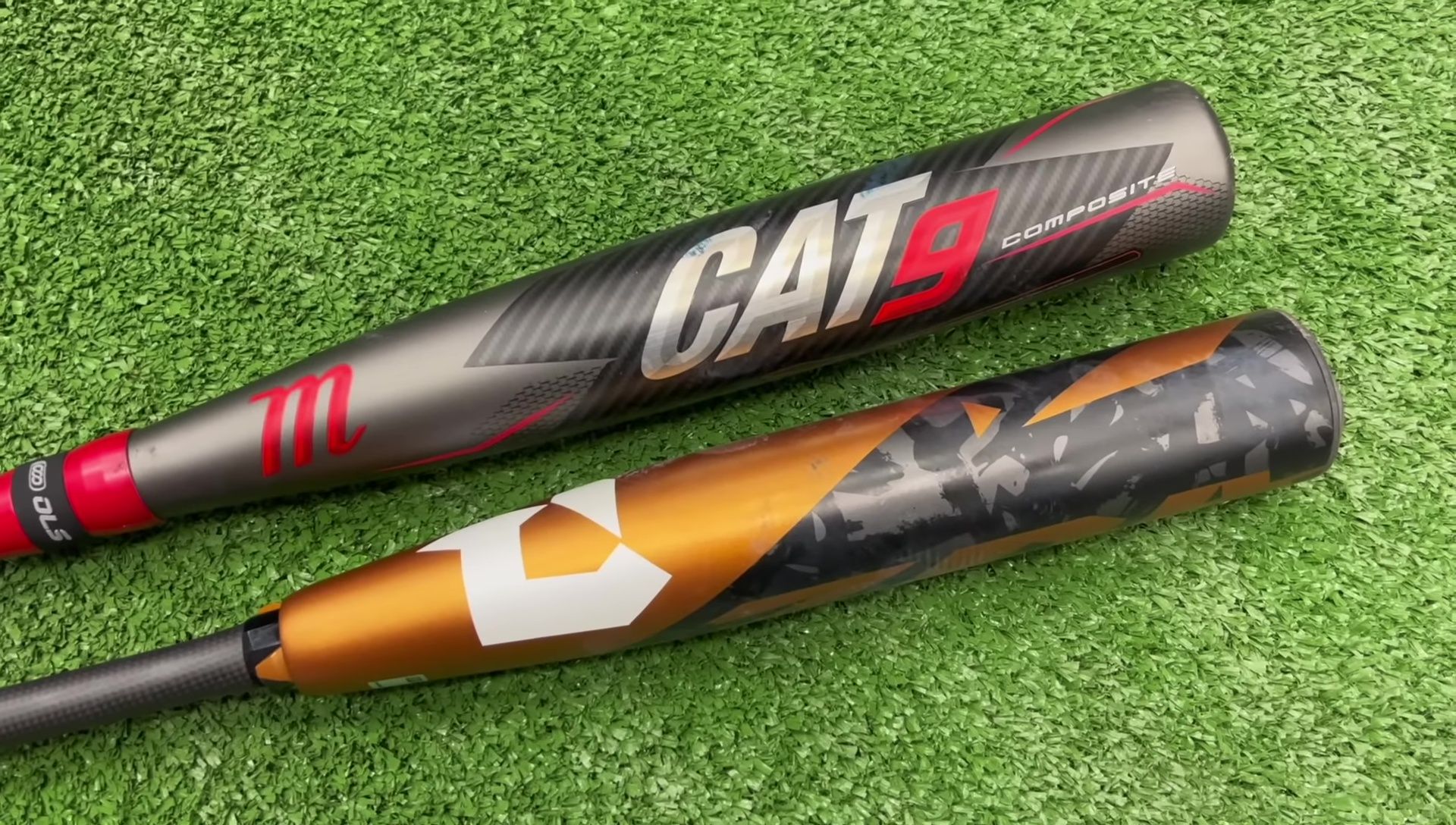 Close-up of the Marucci Cat 9 barrel