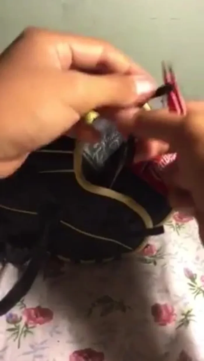 Pull the lace tight to form the 'X'.