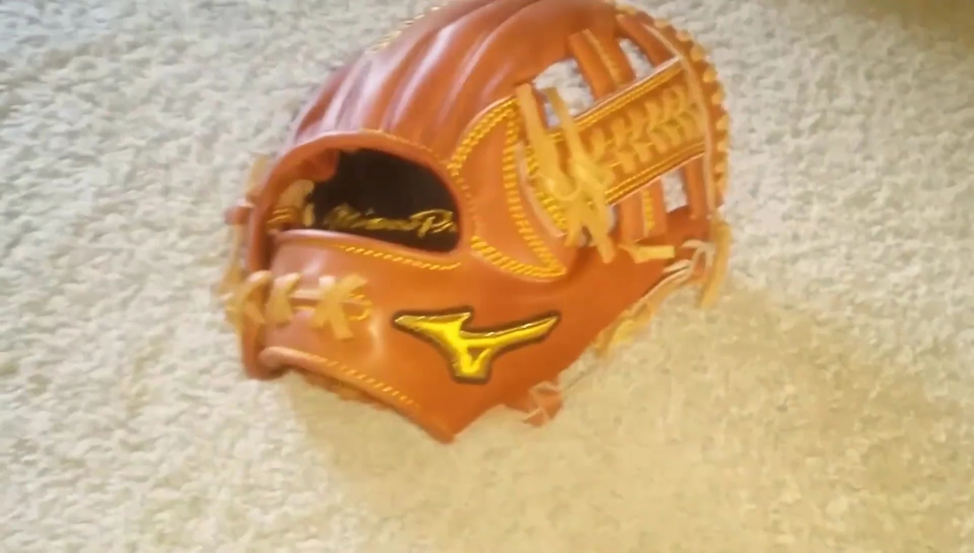 Image showcasing the different pocket designs of the Mizuno Pro Series glove