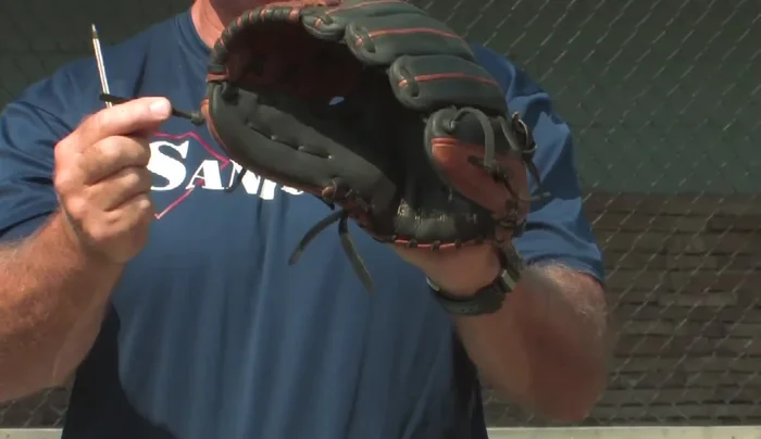 Remember the location of original knots to tie off new sections of lacing.