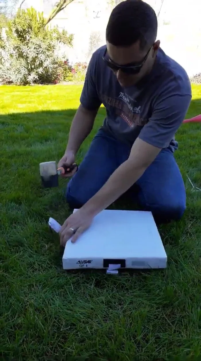 Pull the strap taut and tighten it down as much as possible.