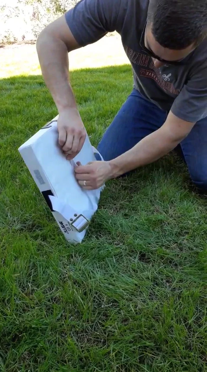 Pull the strap taut and tighten it down as much as possible.