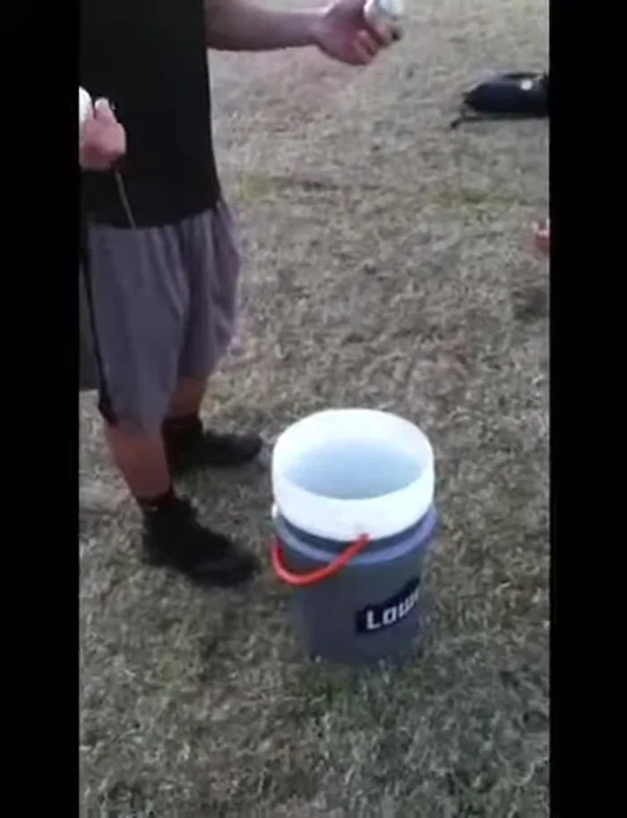 Hit two wet leather baseballs and record distances.