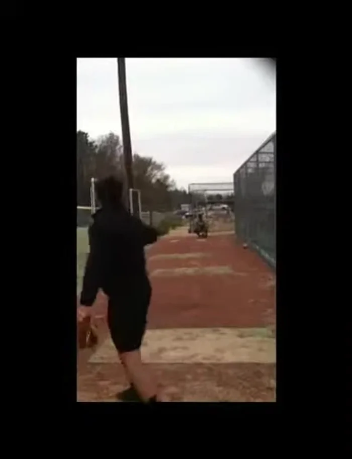 Throw two dry leather baseballs, noting movement.