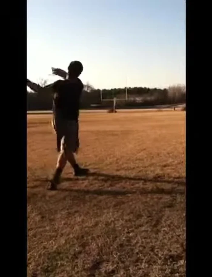 Throw two dry leather baseballs, noting movement.