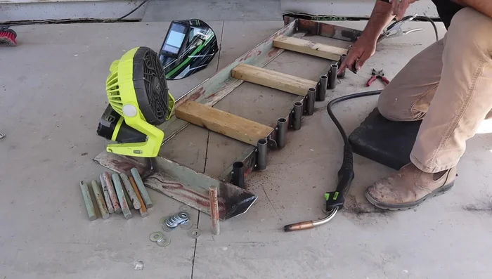 Test the rake in the desired area (round pen initially).