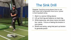 The Baseball Sink Drill: Unlock Your Power and Improve Your Swing