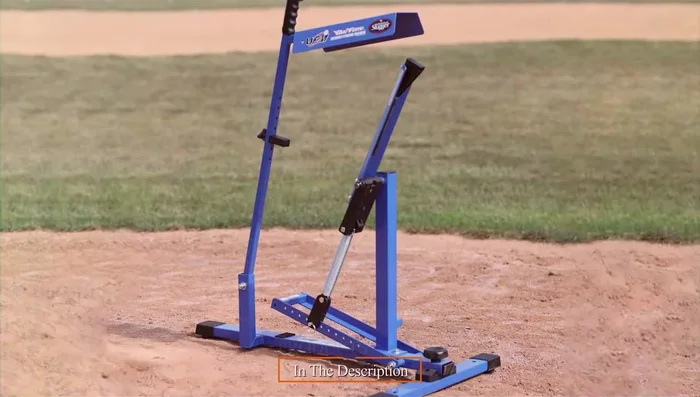 Review of Louisville Slugger Black Flame Pitching Machine - A manual machine emphasizing reliability and versatility. Adjustable pitch speed (18-50 mph for baseballs, up to 60 mph for softballs), throws various pitch types. Durable steel frame.