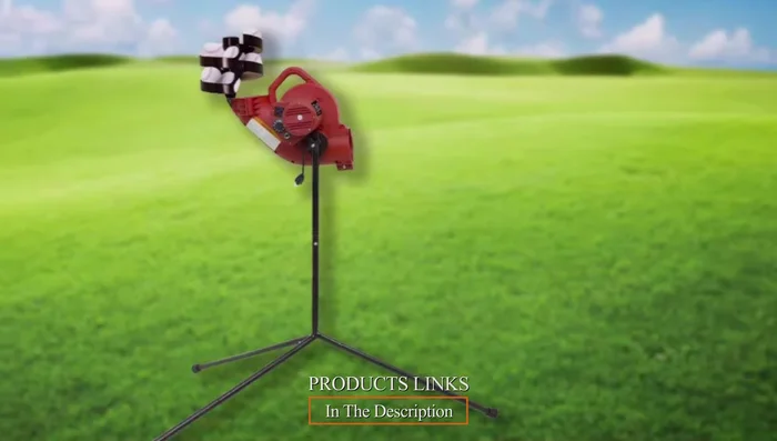 Review of Heater Sports Base Hit Light and Real Baseball Pitching Machine - Versatile machine accommodating both light and real baseballs, adjustable pitch speed and height. Suitable for various ages and skill levels.