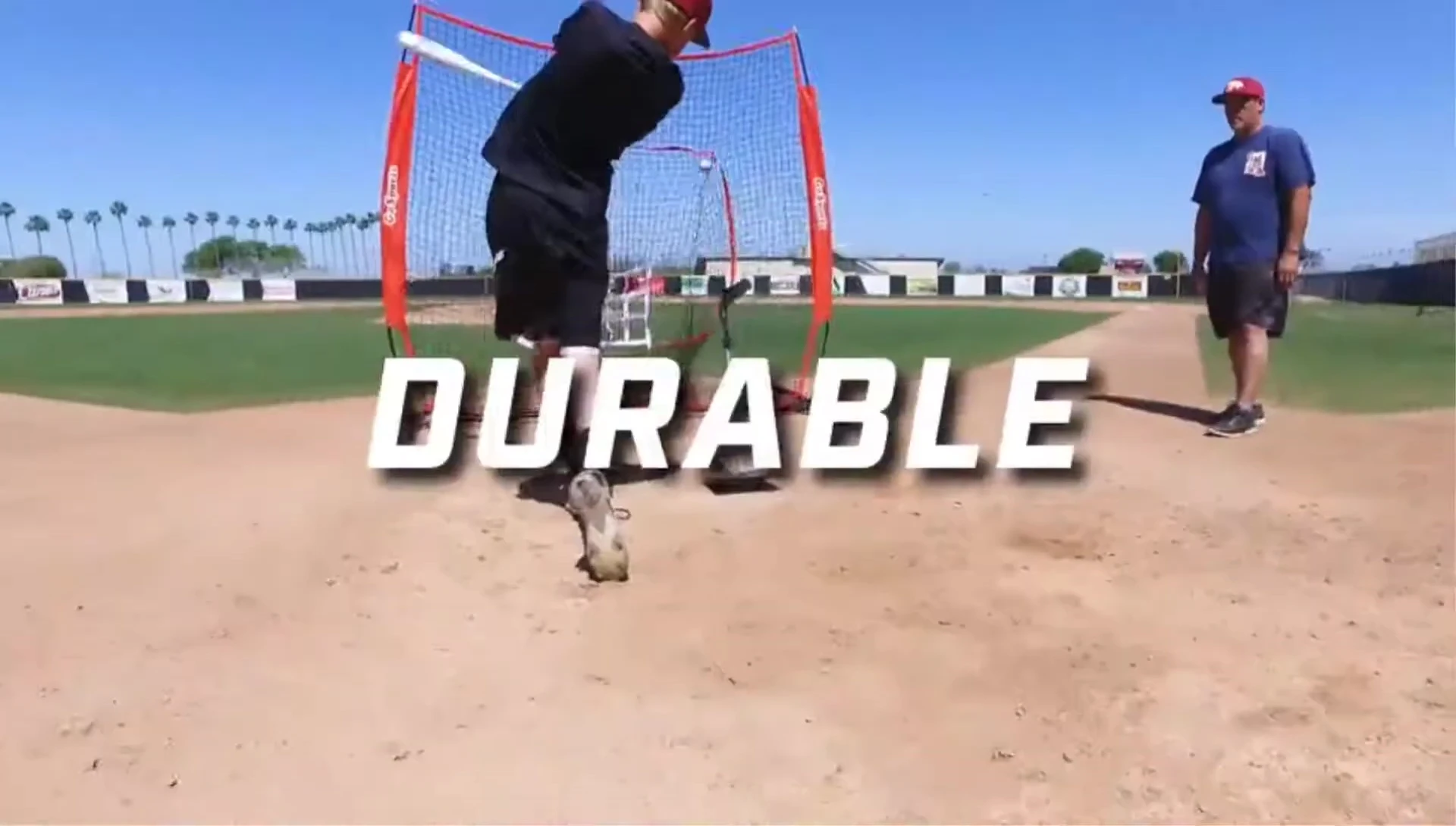 A variety of softball hitting nets, highlighting their different sizes and features.