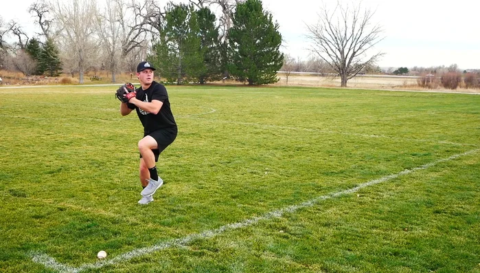 Running Guns: Sprint 5 yards, crow hop, throw. Long toss distance.