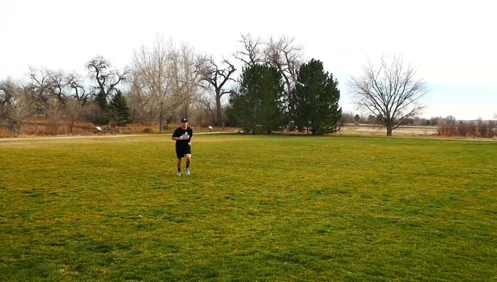 Dynamic Warm-up: Jog, backpedal, high knees, butt kicks, shuffles with arm flaps, carioca, knee pulls, ankle pulls, Frankenstein's, lunges with a twist, shuffle slide and stretch, skips for height, arm circles.