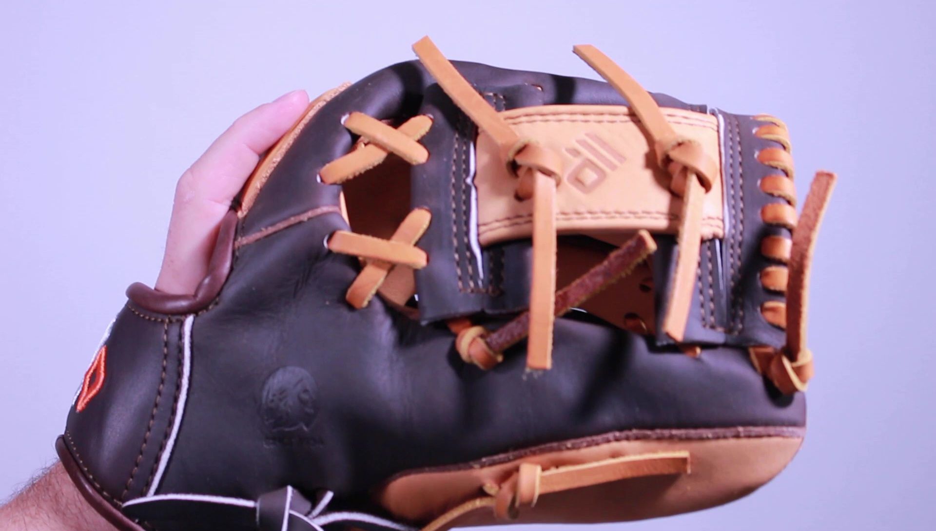 Overall shot of the glove highlighting its size