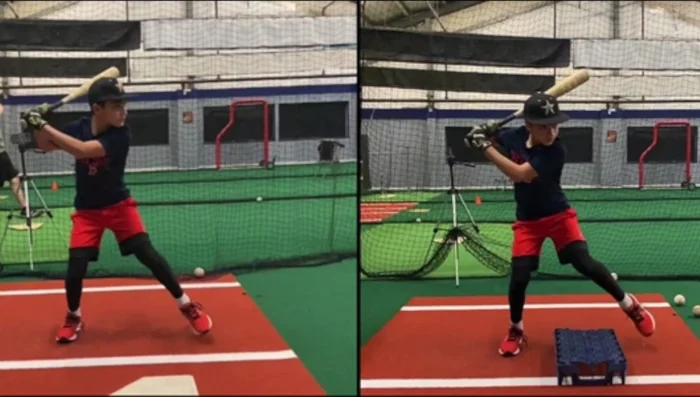 Practice quick knob turn: Work on a rapid knob turn to initiate the swing, keeping the bat inside and turning it up quickly (261.959).