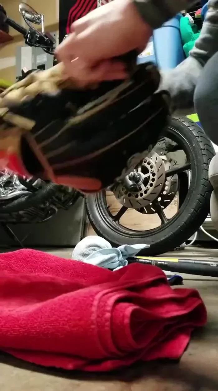 Continue forming and working the glove until it reaches your desired shape. Let it sit overnight.