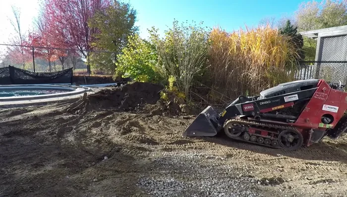 Heavier traffic (driveways) requires significantly more excavation than pedestrian traffic (patios/walkways).
