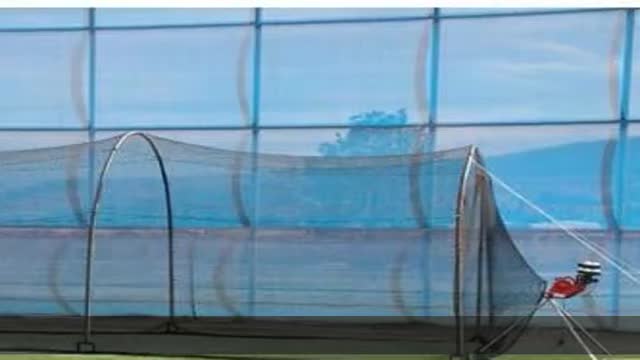 Overall view of the Xtender 24' batting cage set up.