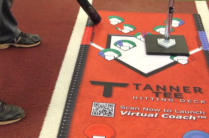 Move the tea to the middle of the pitch. Take 5 swings at each of the three heights (low, middle, high), aiming for line drives through the second baseman.