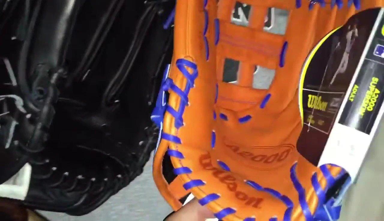 Close-up shot highlighting the stitching and logos of the A2000 1799.