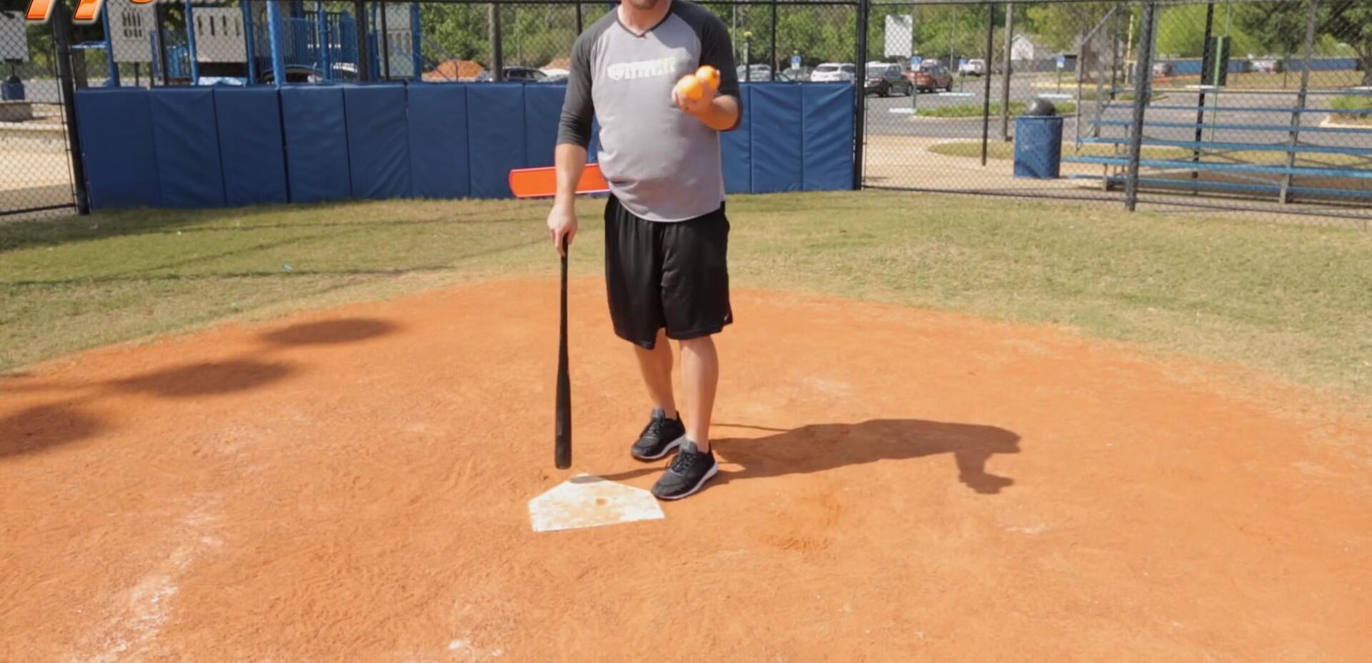 Partner toss drill with the Hip Striker, emphasizing timing.