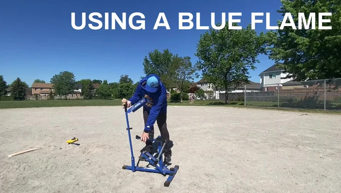 Place a ball into the holder.