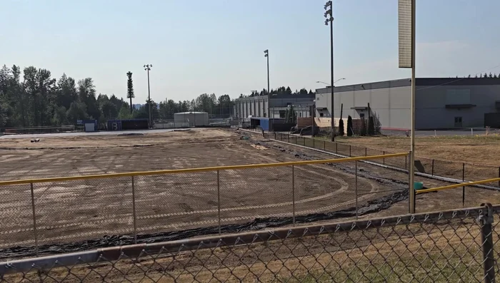 Compact and level the ground. The soil was compacted and leveled using heavy machinery.