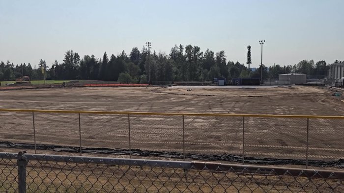 Compact and level the ground. The soil was compacted and leveled using heavy machinery.