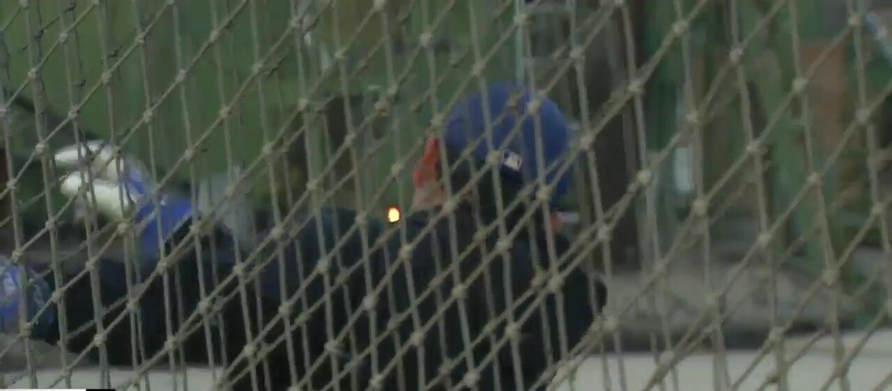 Another view of the batting cages' interior.