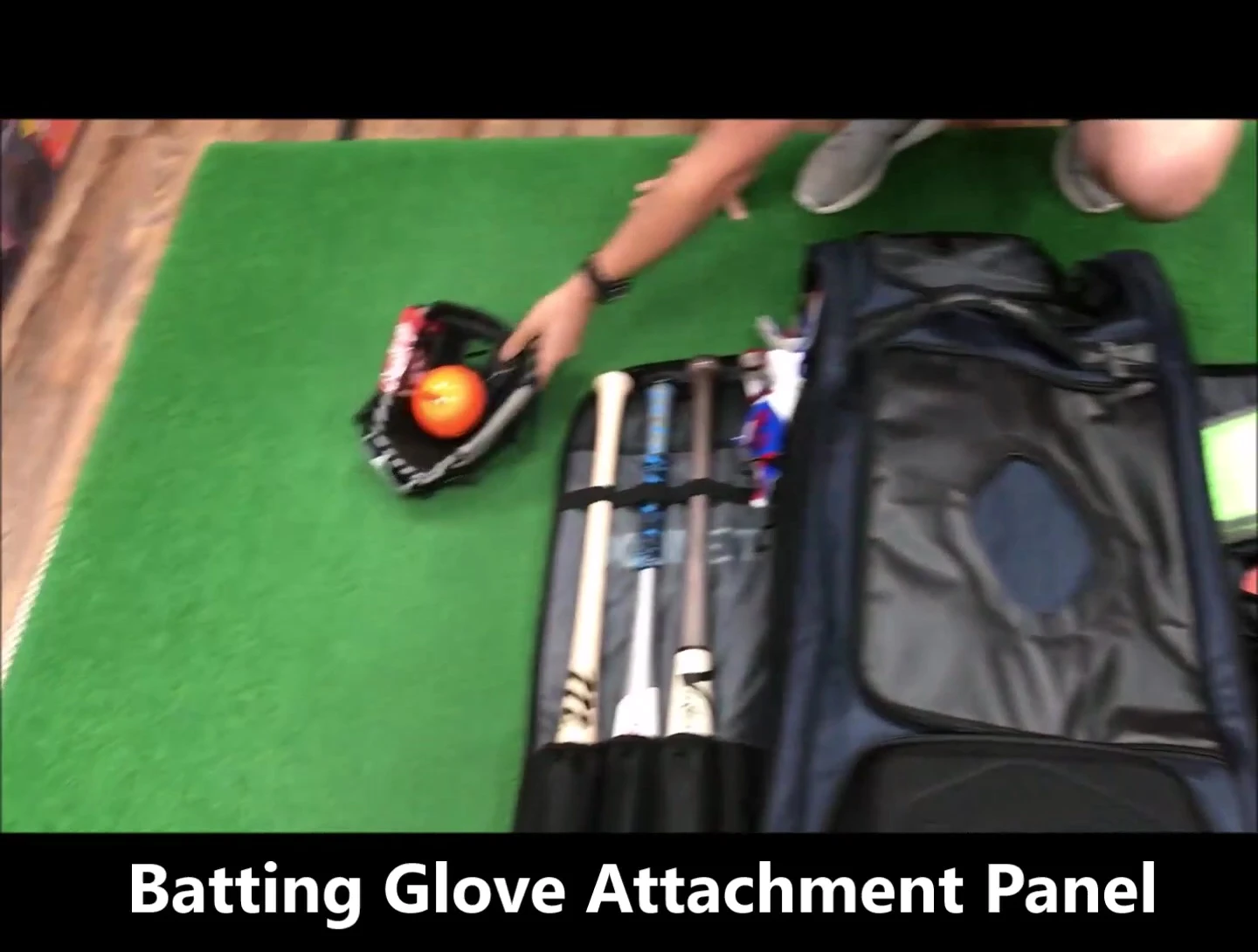 The glove and training glove storage
