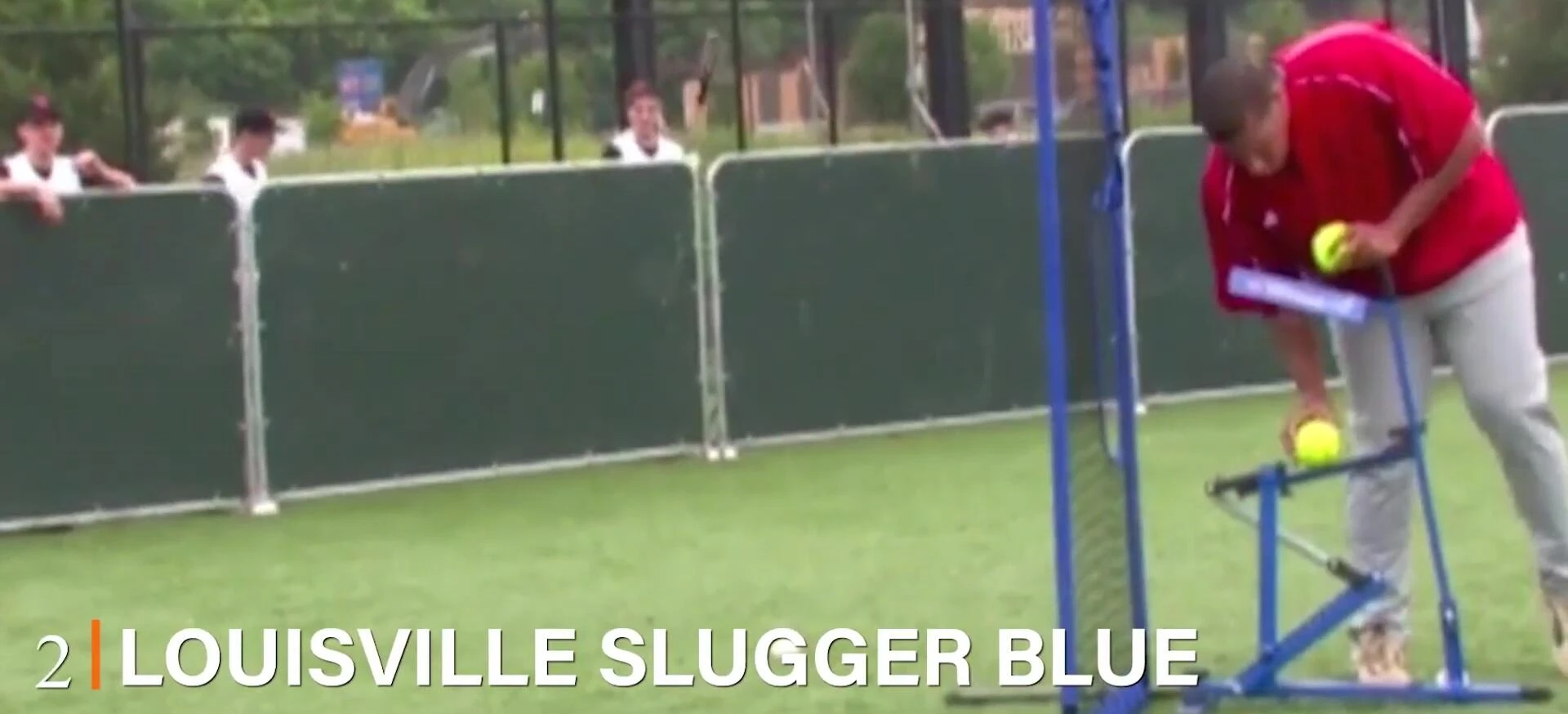 Louisville Slugger Blue Flame Pitching Machine