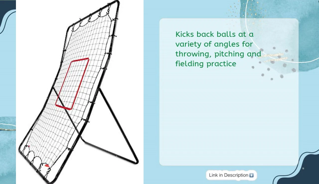 Close-up on the sturdy metal frame and netting