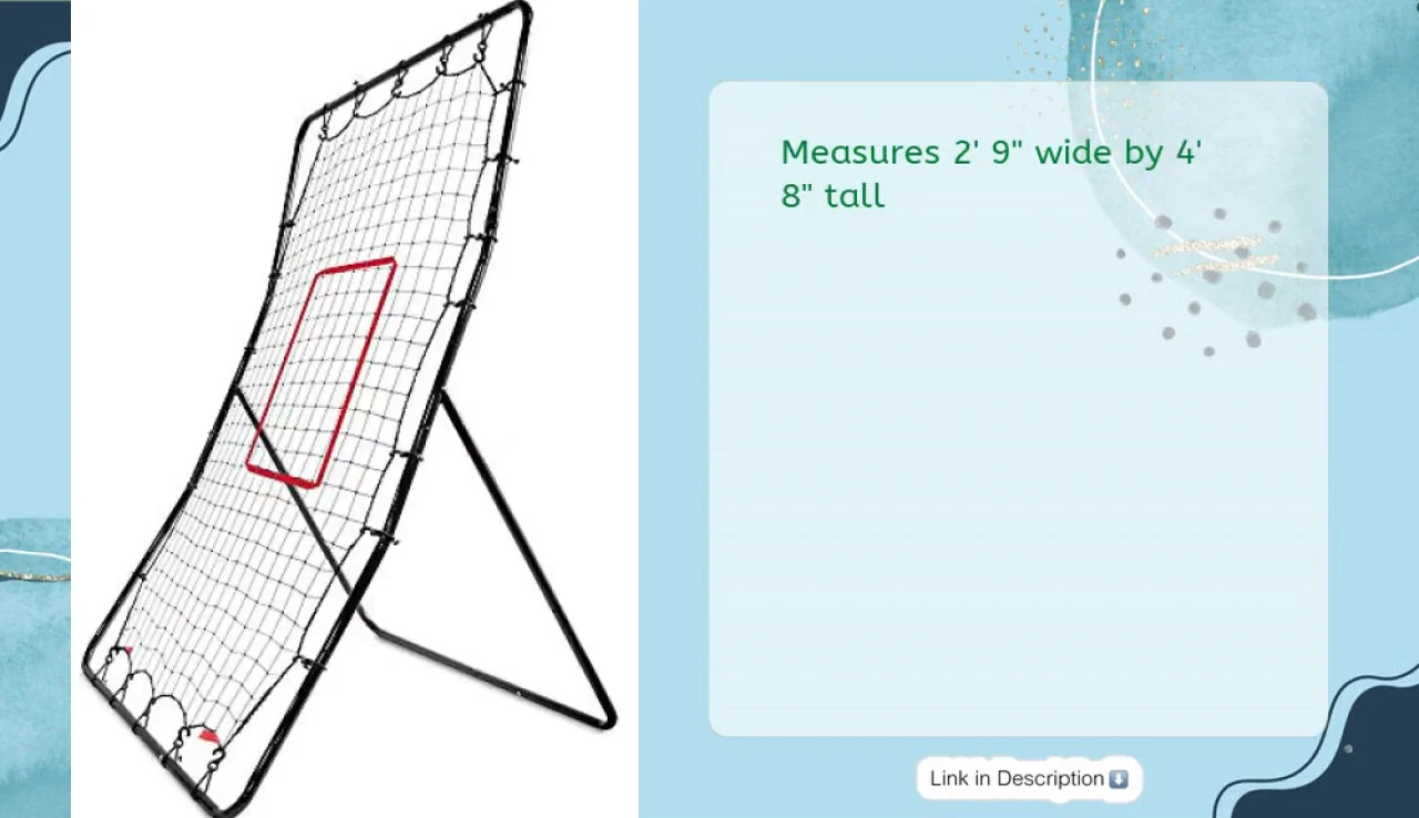 Dimensions and overall size of the net