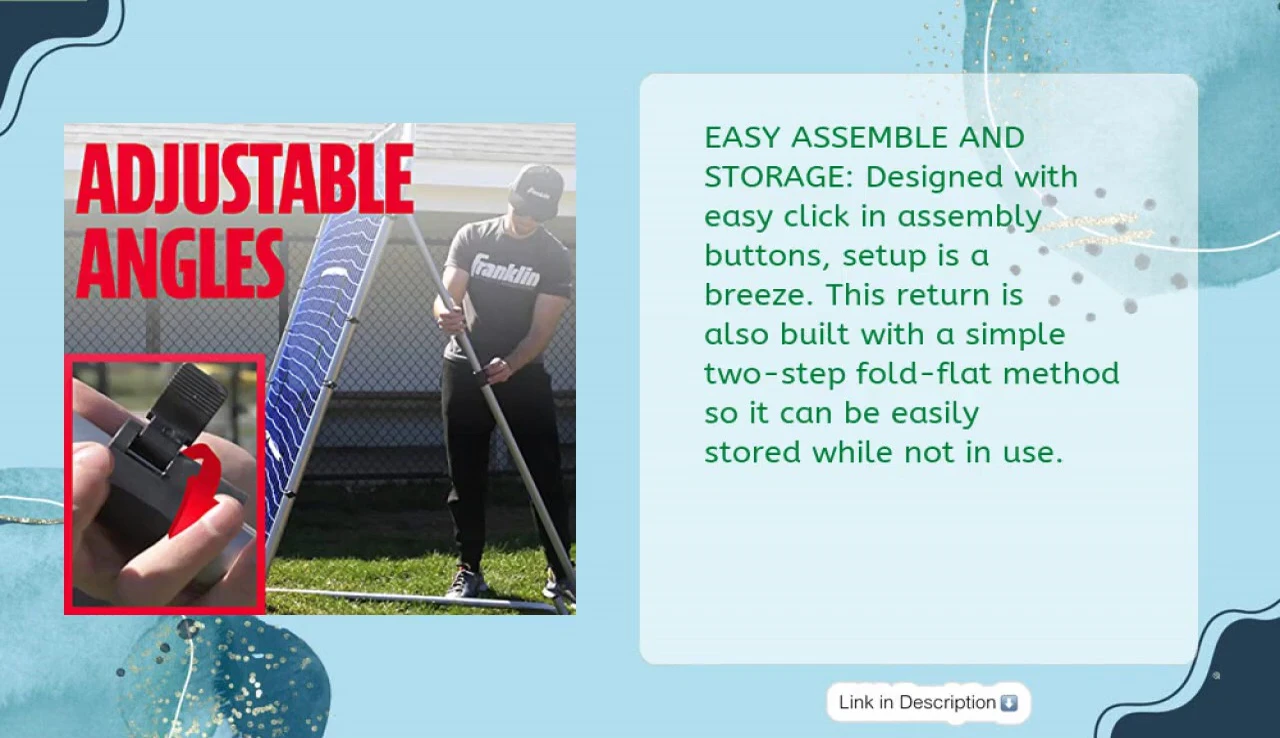 Demonstration of easy assembly and folding mechanism