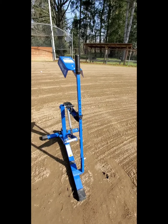 Reset for the Next Pitch: After each pitch, pull back the arm, reset the lever, and prepare for the next pitch.