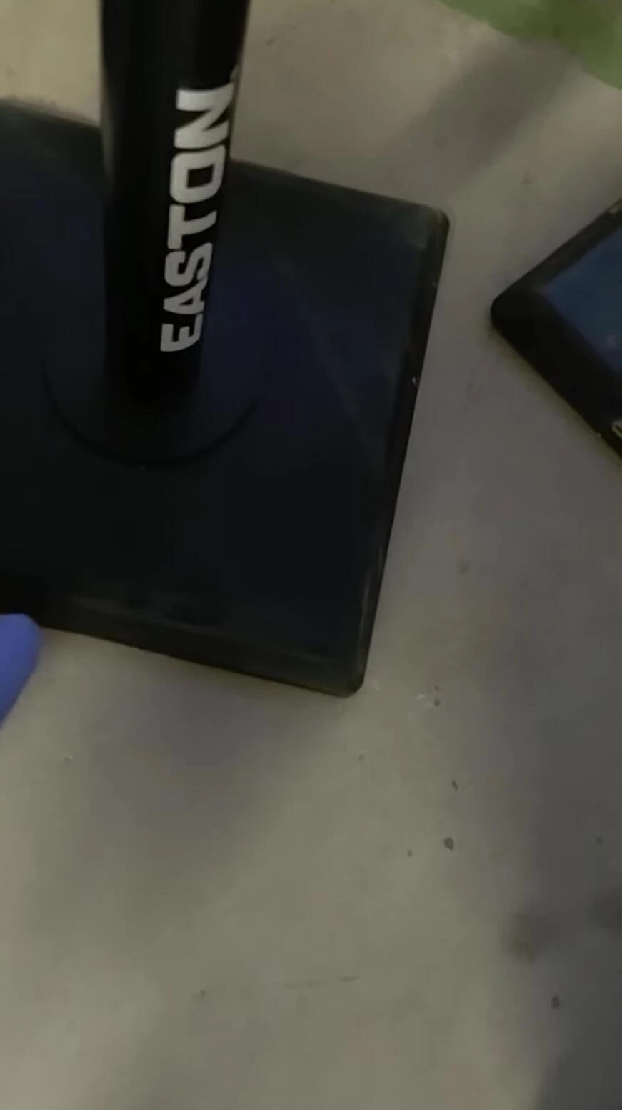 Close-up shot of the improved base design on the Easton CXN.