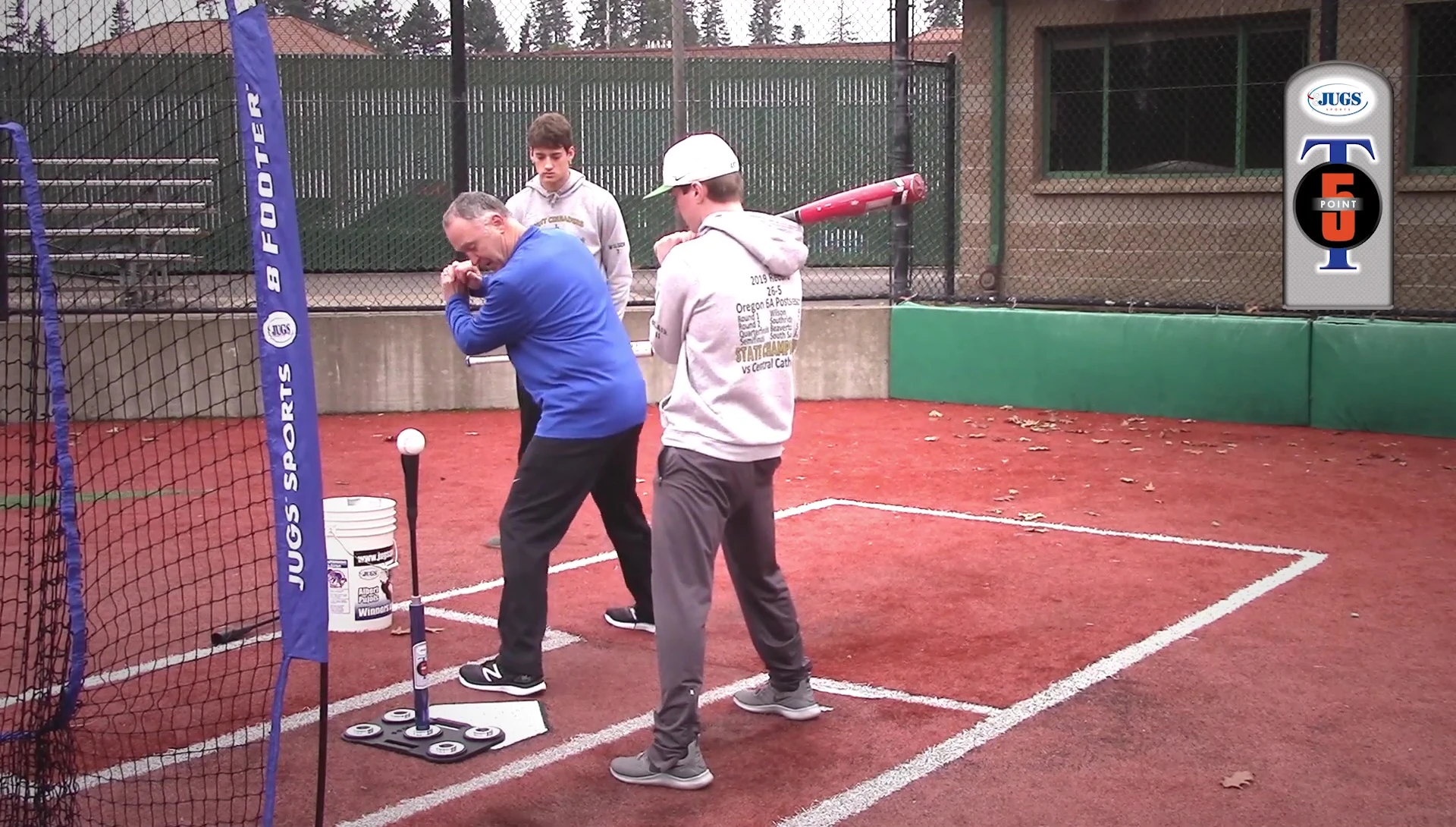 Batter lifting their front heel.