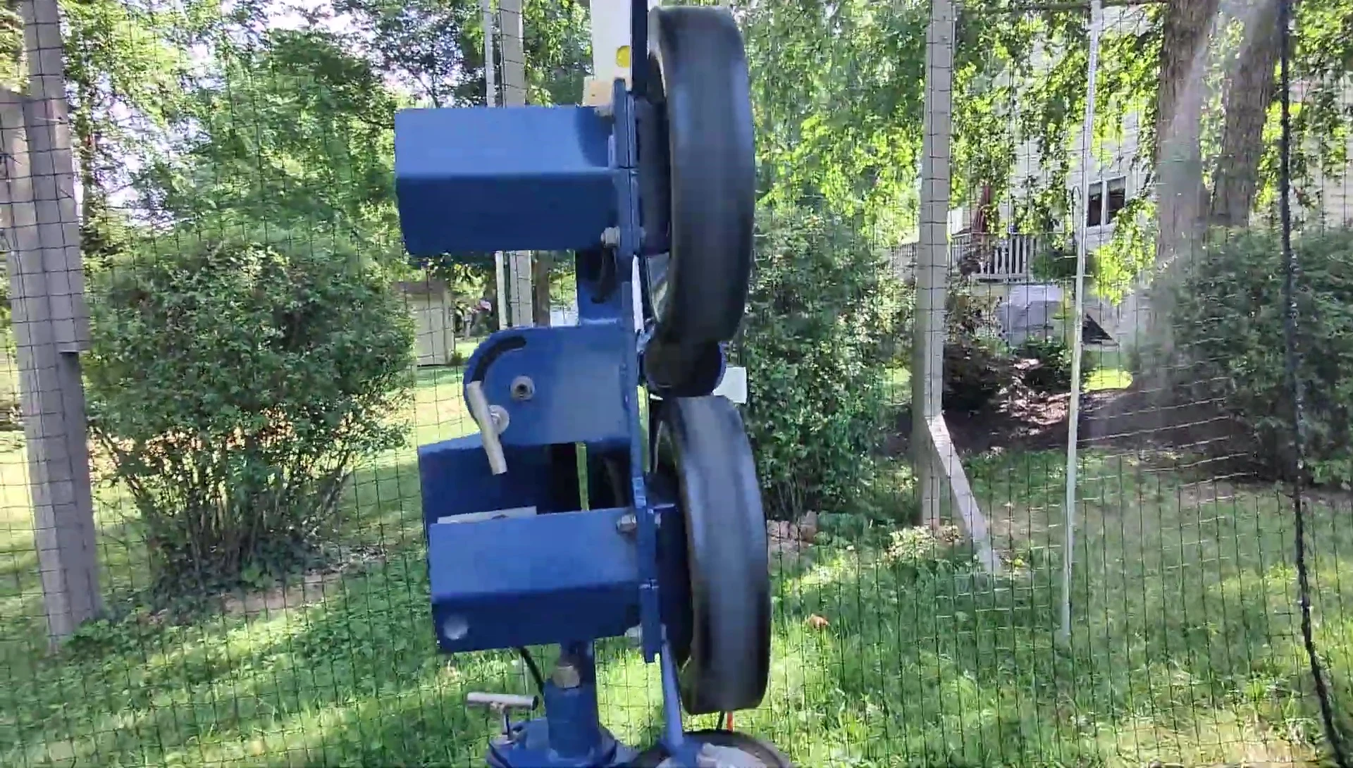 Final test of the ball feeder