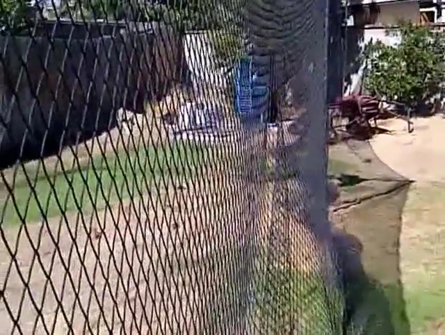 Close-up of the pitching hand mimicking a pitcher's motion