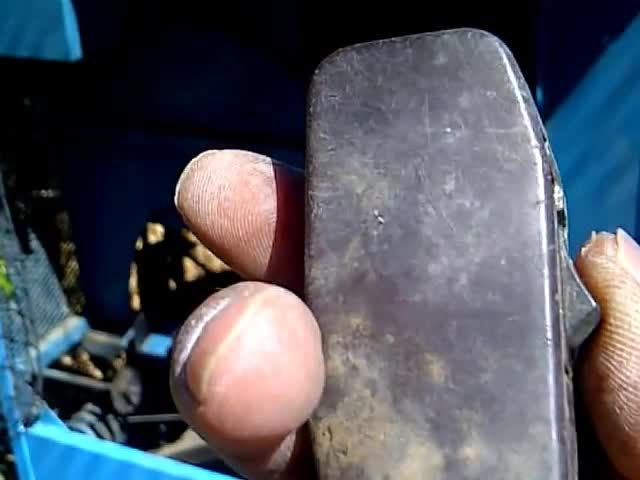 Demonstration of the remote control activating the pitching mechanism.