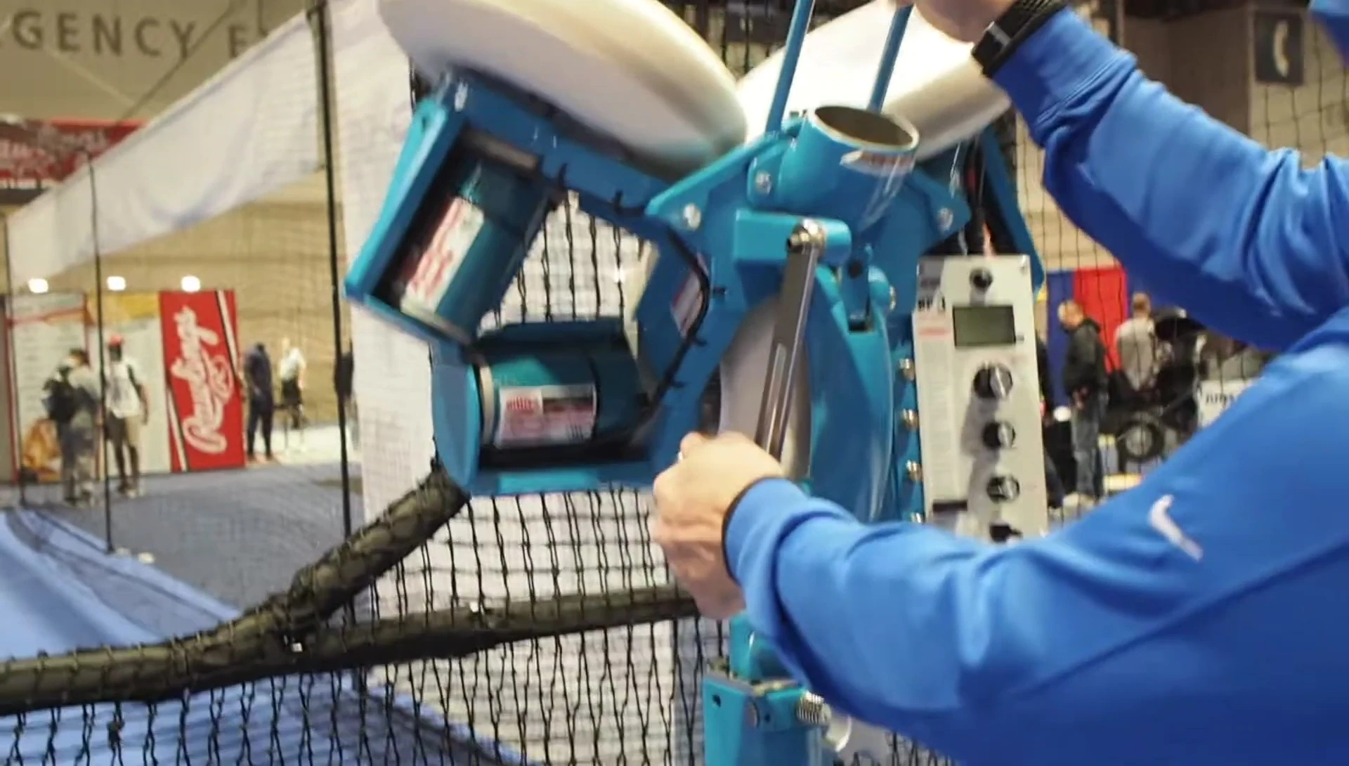 Macro adjustments for vertical and horizontal ball placement.