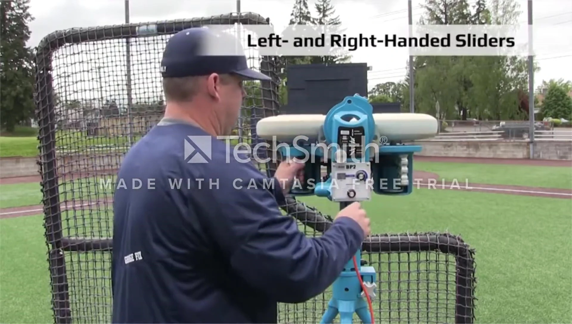Adjustable Height Feature of Franklin Sports Machine
