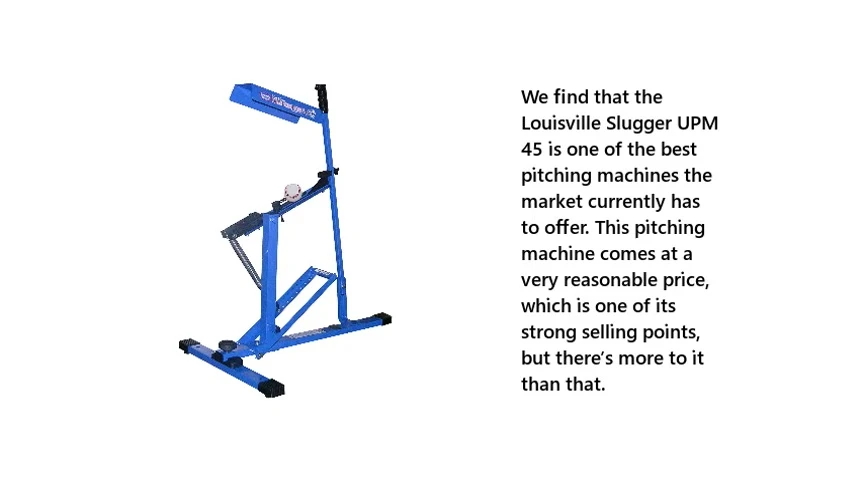 Image highlighting the affordability of the Louisville Slugger UPM 45